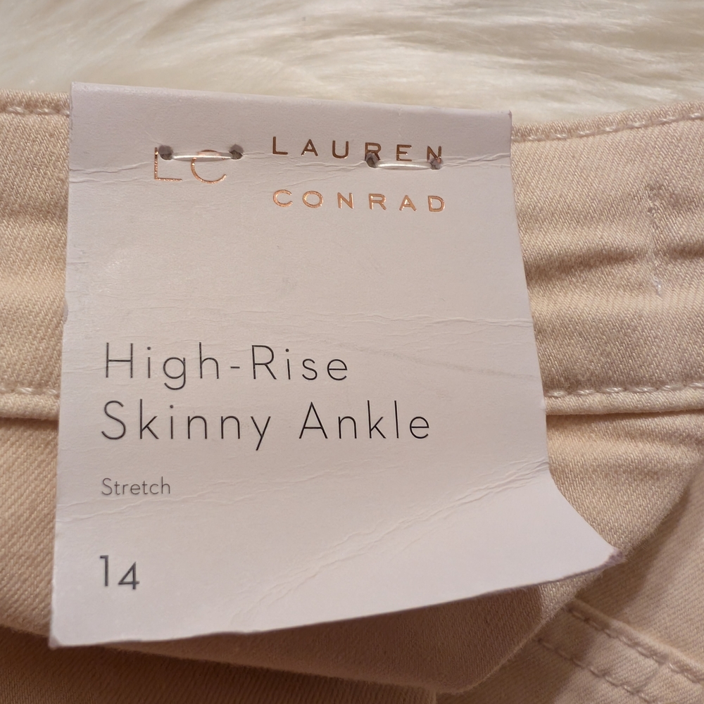 Lauren Conrad High-Rise Skinny Ankle Pants